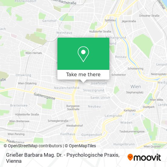 Grießer Barbara Mag. Dr. - Psychologische Praxis map