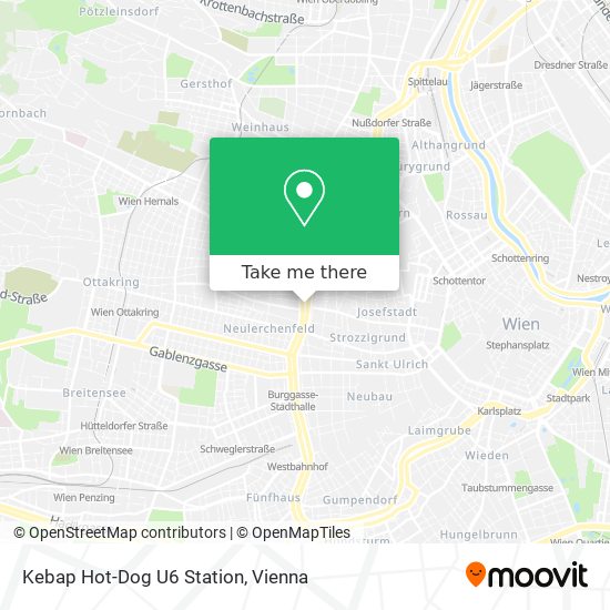Kebap Hot-Dog U6 Station map