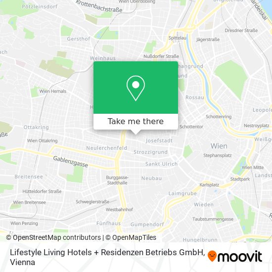 Lifestyle Living Hotels + Residenzen Betriebs GmbH map