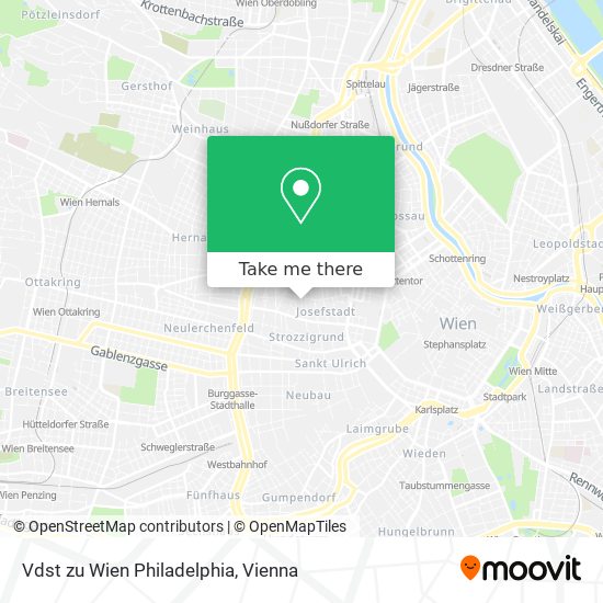 Vdst zu Wien Philadelphia map