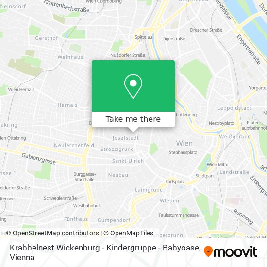 Krabbelnest Wickenburg - Kindergruppe - Babyoase map