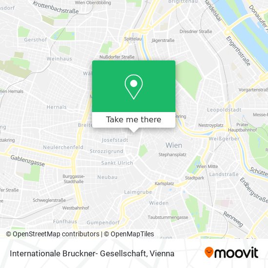Internationale Bruckner- Gesellschaft map