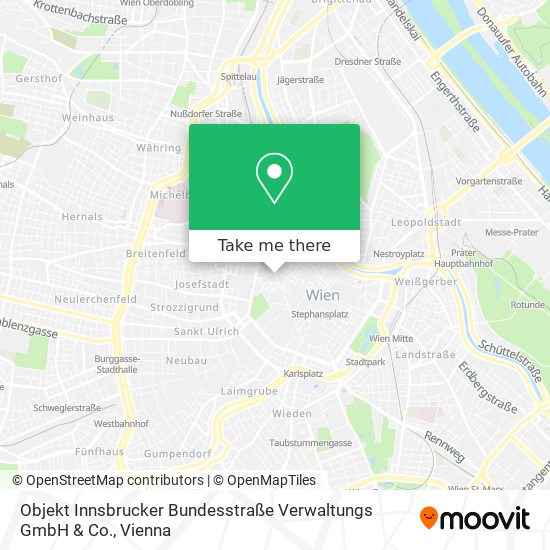 Objekt Innsbrucker Bundesstraße Verwaltungs GmbH & Co. map