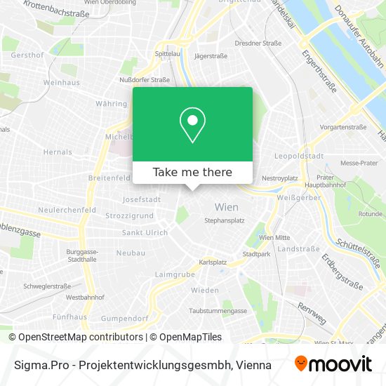 Sigma.Pro - Projektentwicklungsgesmbh map