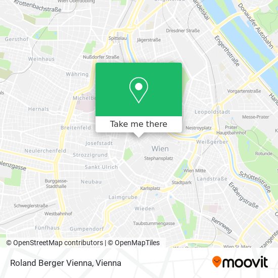 Roland Berger Vienna map