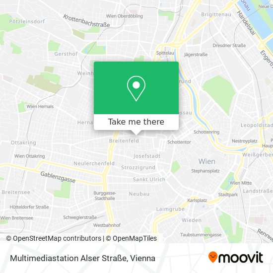 Multimediastation Alser Straße map