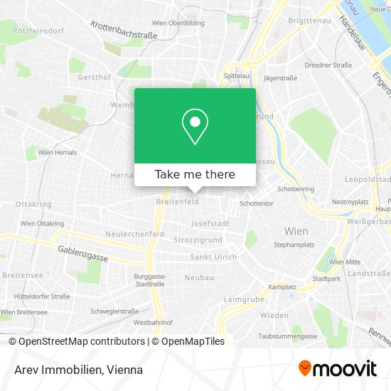 Arev Immobilien map