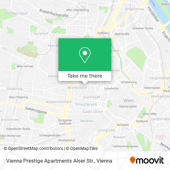 Vienna Prestige Apartments Alser Str. map