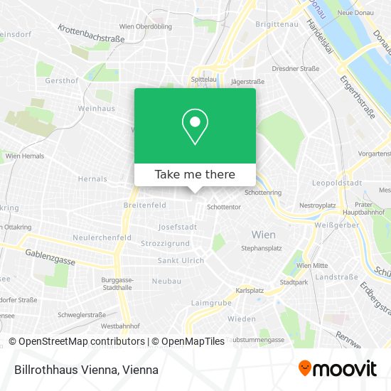 Billrothhaus Vienna map