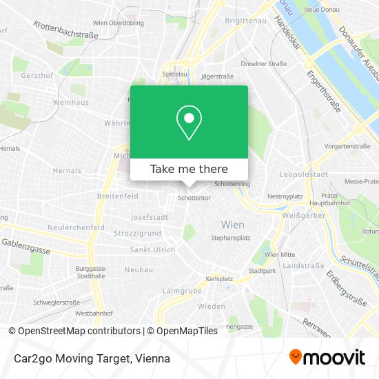 Car2go Moving Target map