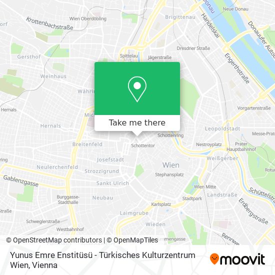 Yunus Emre Enstitüsü - Türkisches Kulturzentrum Wien map