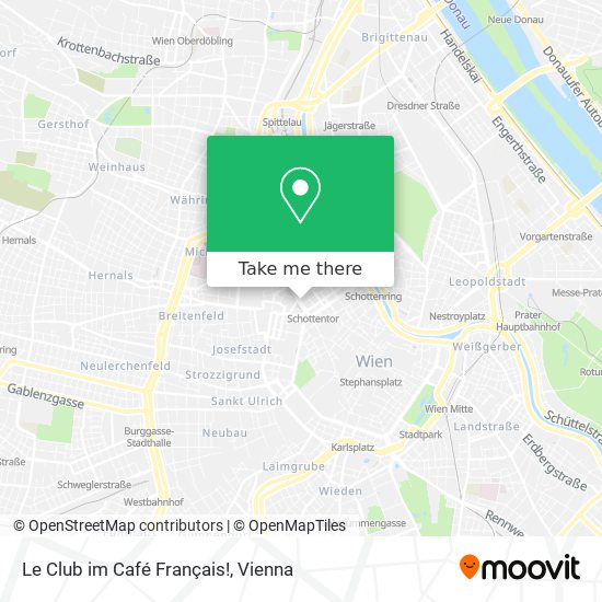 Le Club im Café Français! map