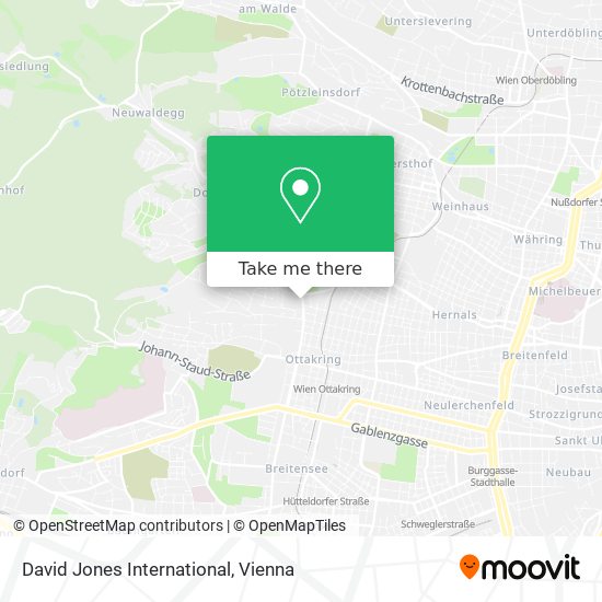 David Jones International map