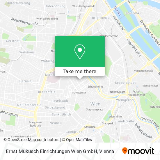 Ernst Mükusch Einrichtungen Wien GmbH map