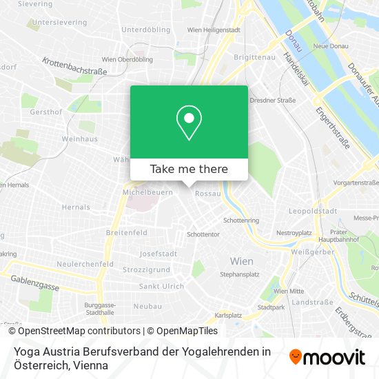 Yoga Austria Berufsverband der Yogalehrenden in Österreich map