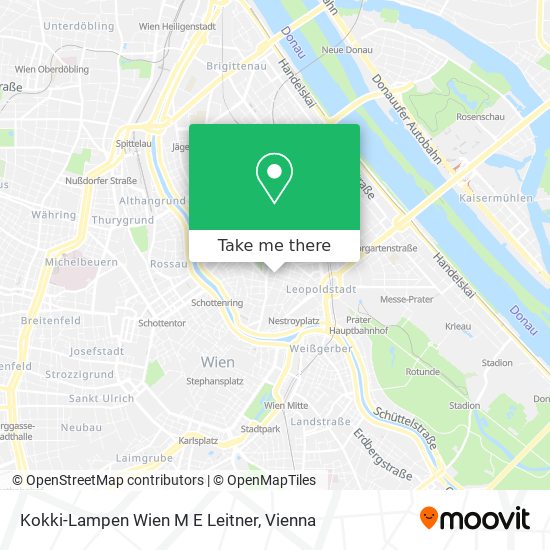 Kokki-Lampen Wien M E Leitner map