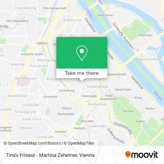 Tina's Friseur - Martina Zehetner map