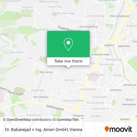 Dr. Babanejad + Ing. Ameri GmbH map