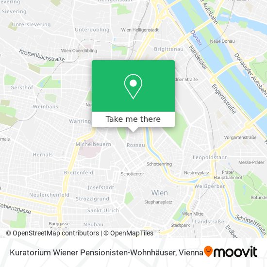 Kuratorium Wiener Pensionisten-Wohnhäuser map