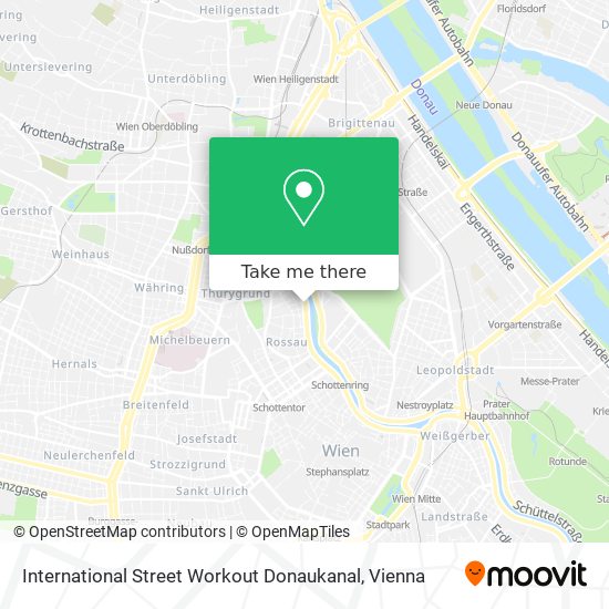 International Street Workout Donaukanal map