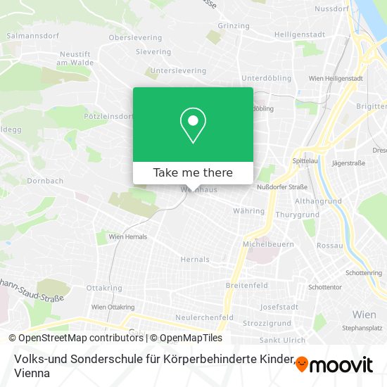 Volks-und Sonderschule für Körperbehinderte Kinder map