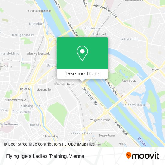 Flying Igels Ladies Training map