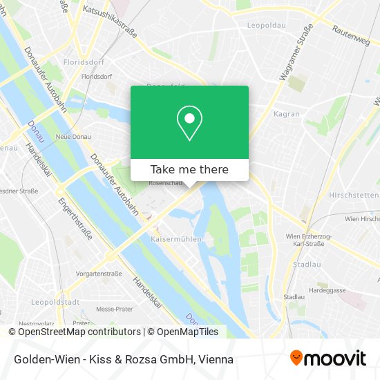 Golden-Wien - Kiss & Rozsa GmbH map