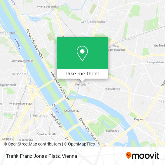 Trafik Franz Jonas Platz map