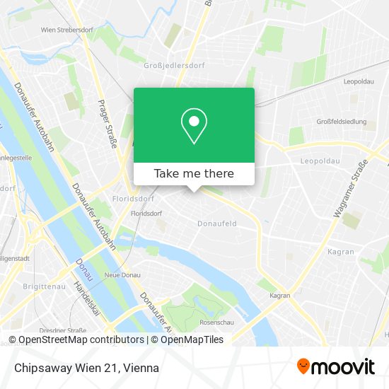 Chipsaway Wien 21 map