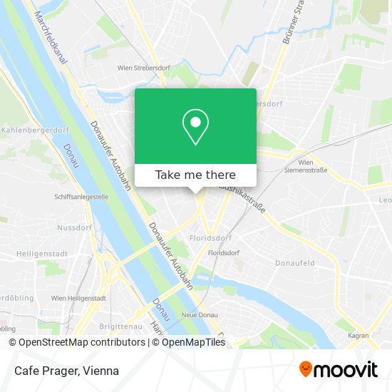 Cafe Prager map