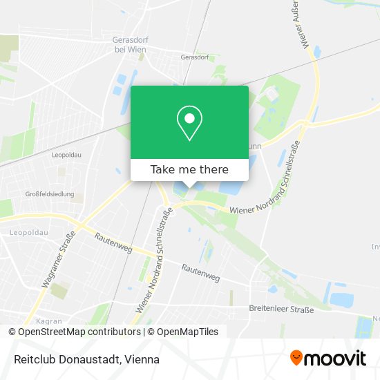 Reitclub Donaustadt map