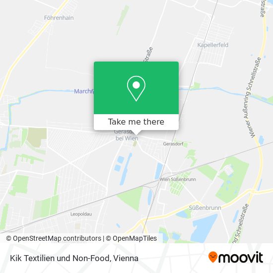 Kik Textilien und Non-Food map