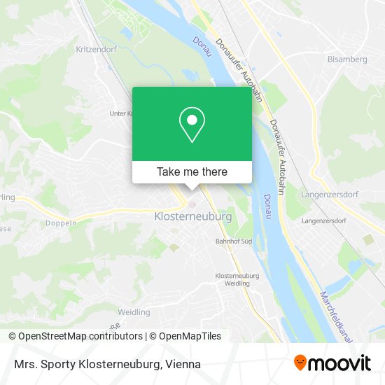 Mrs. Sporty Klosterneuburg map