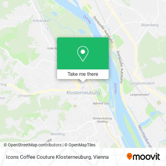 Icons Coffee Couture Klosterneuburg map