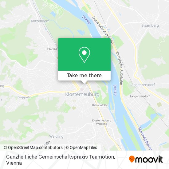 Ganzheitliche Gemeinschaftspraxis Teamotion map