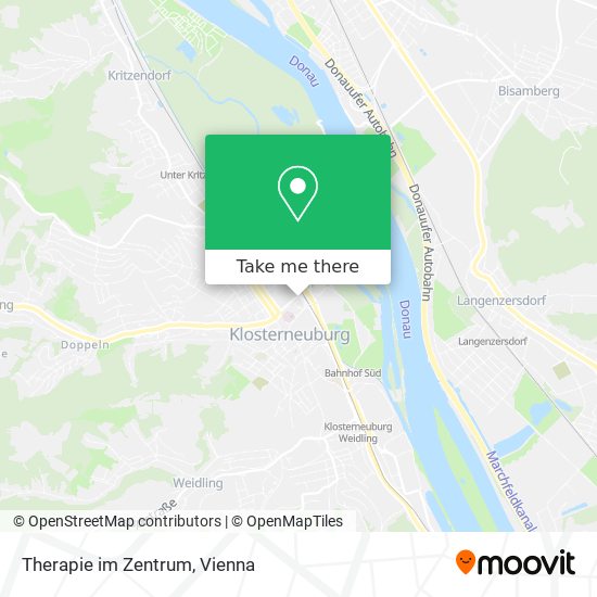 Therapie im Zentrum map