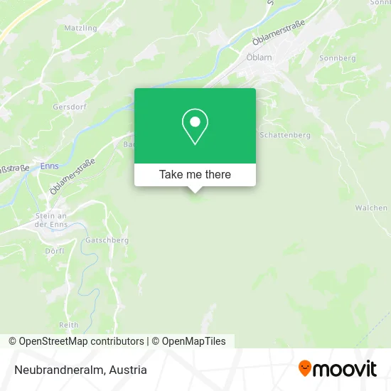 Neubrandneralm map