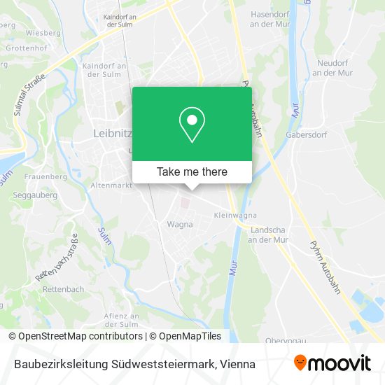 Baubezirksleitung Südweststeiermark map