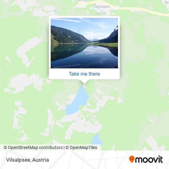 Vilsalpsee map