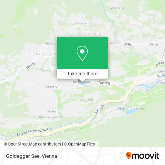 Goldegger See map