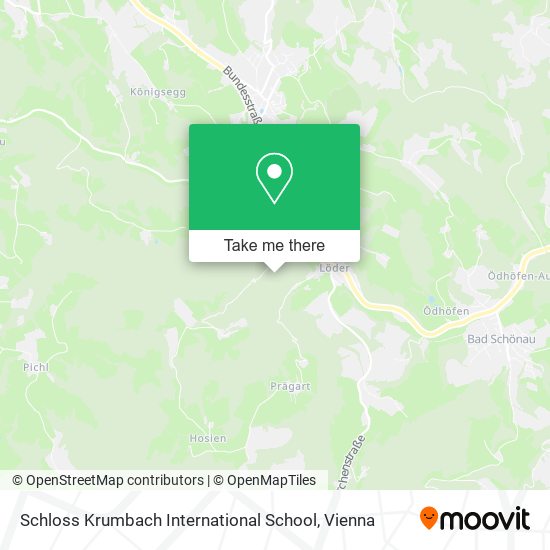 Schloss Krumbach International School map
