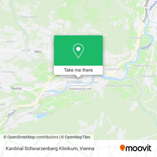 Kardinal Schwarzenberg Klinikum map