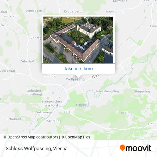 Schloss Wolfpassing map