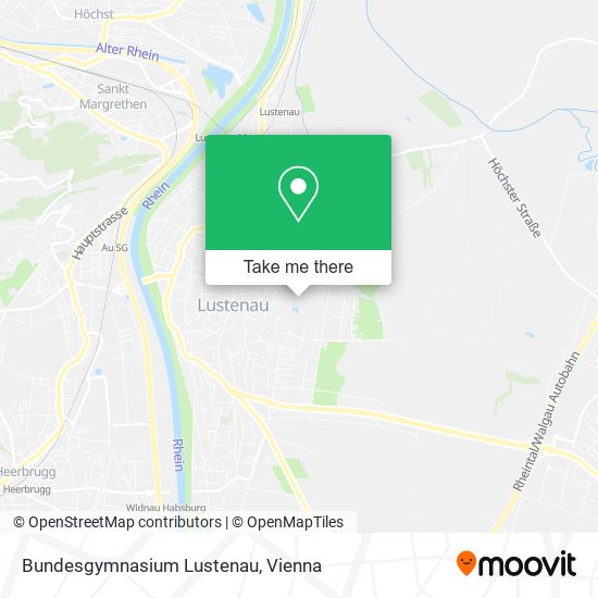 Bundesgymnasium Lustenau map