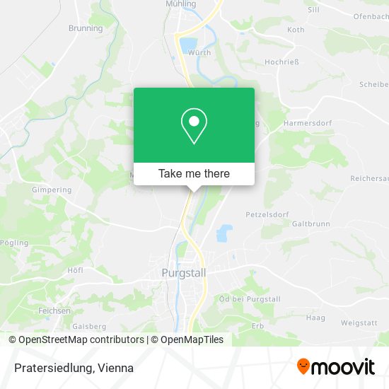 Pratersiedlung map