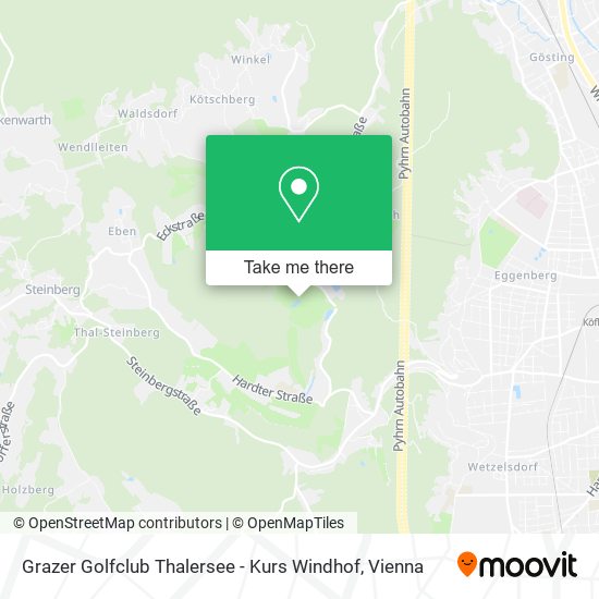 Grazer Golfclub Thalersee - Kurs Windhof map