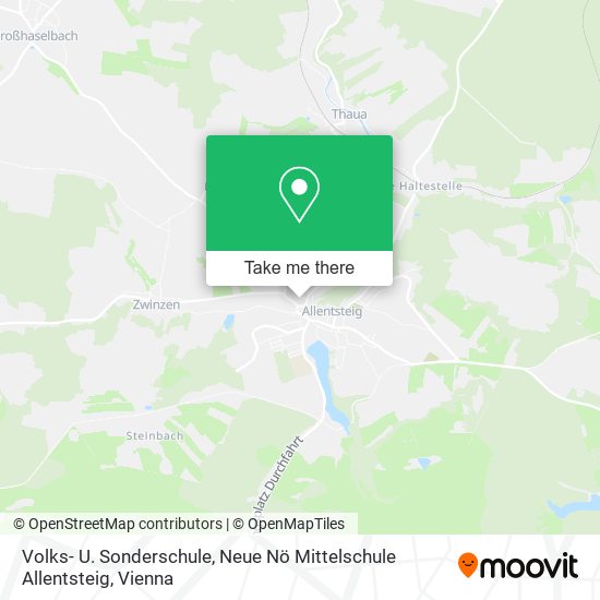 Volks- U. Sonderschule, Neue Nö Mittelschule Allentsteig map