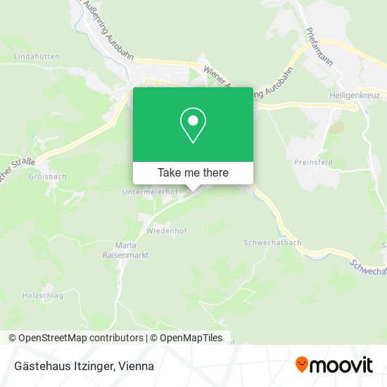 Gästehaus Itzinger map