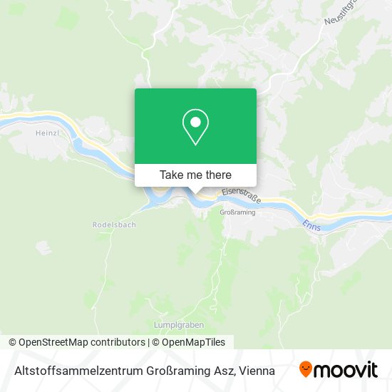 Altstoffsammelzentrum Großraming Asz map