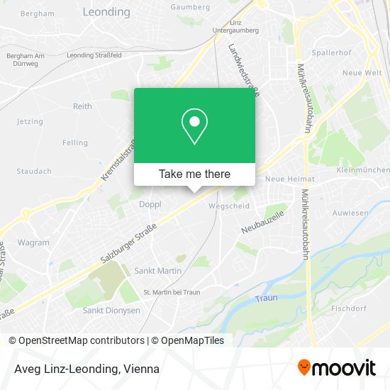 Aveg Linz-Leonding map